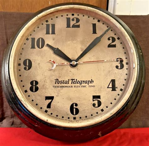 Antique Postal Telegraph Clock Hammond Instrument Synchronous