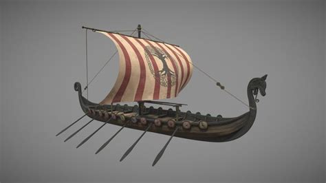 Viking Ship 3d Models Sketchfab
