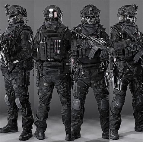 All Black Tactical Gear