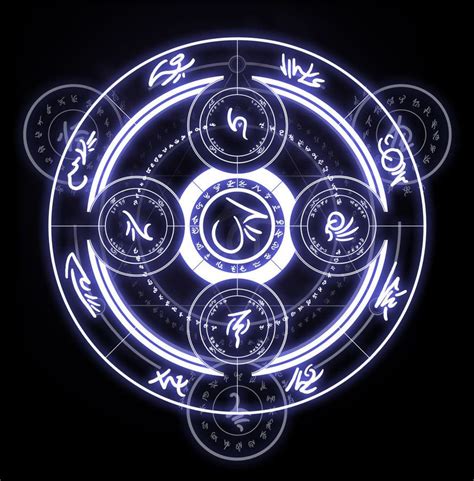 Arcane Magic Circle Alchemy Symbols