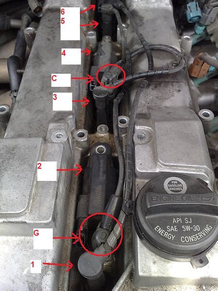 Of the s/d in diagram component t. change spark plugs now misfire.. - Club Lexus Forums