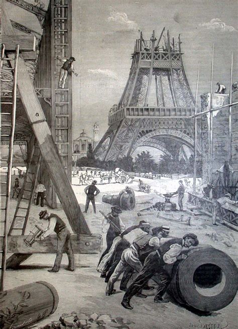 A History Of The Construction Of The Eiffel Tower In Paris