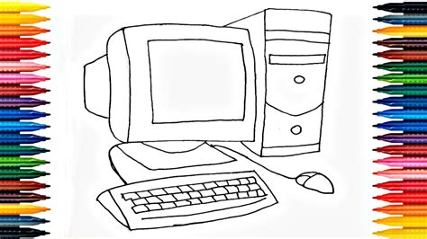 All Parts Of Computer Drawing 4 Ways To Draw A Computer Wikihow It