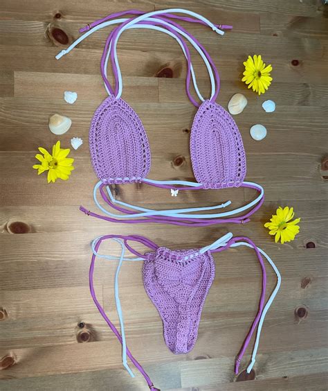 Crochet Thong Bikini Bottom Pattern Etsy