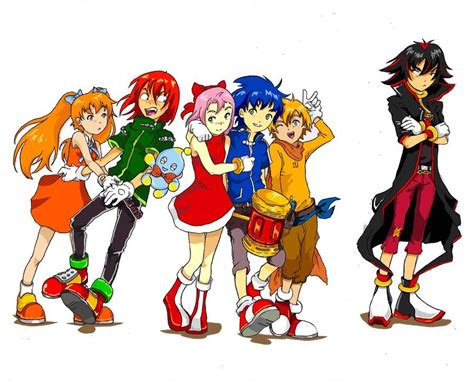 Drawing Human Sonic Riders Characters Anime Charmey Human Sonic Crew