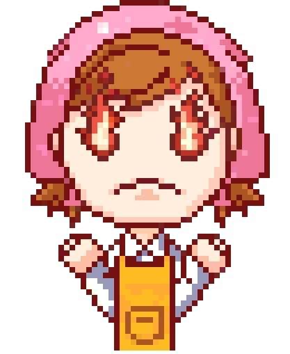 Cooking Mama Soft Pink Theme Bead Art Pixel Art