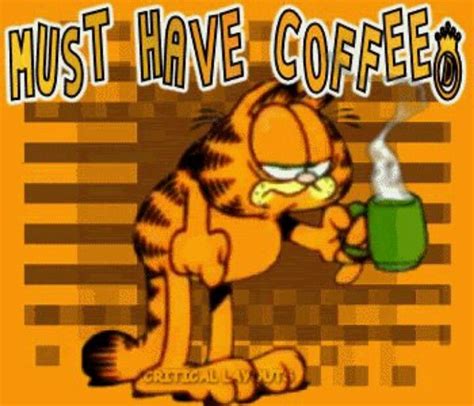 Must Have Coffee Break Garfield Quotes Garfield Pictures Garfield