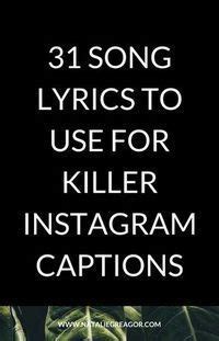 Generally, instagram users use this space to tell about their age, interests and some kind of status. 24 Song Lyrics For Your Next Insta Caption | caption ...