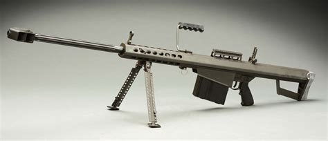 Lot Detail M Barrett Model 82a1 Semi Automatic 50 Bmg Rifle