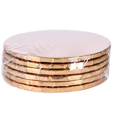 Gold Circle Cake Drums — All Sizes Bake Supply Plus