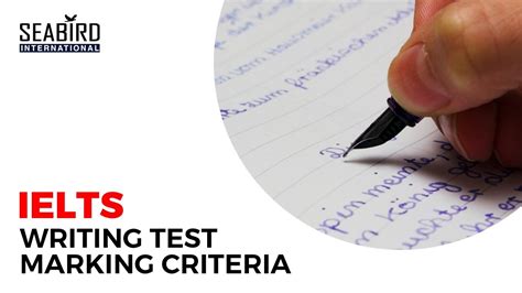 Assessment Criteria For Ielts Writing Test General And Academic Youtube