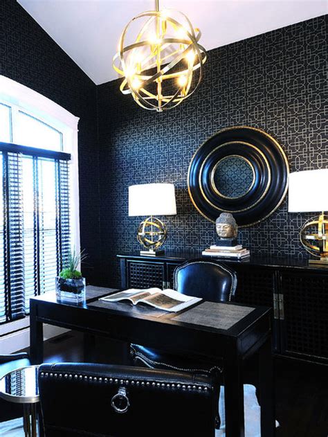 Best Black Gold Office Design Ideas And Remodel Pictures Houzz