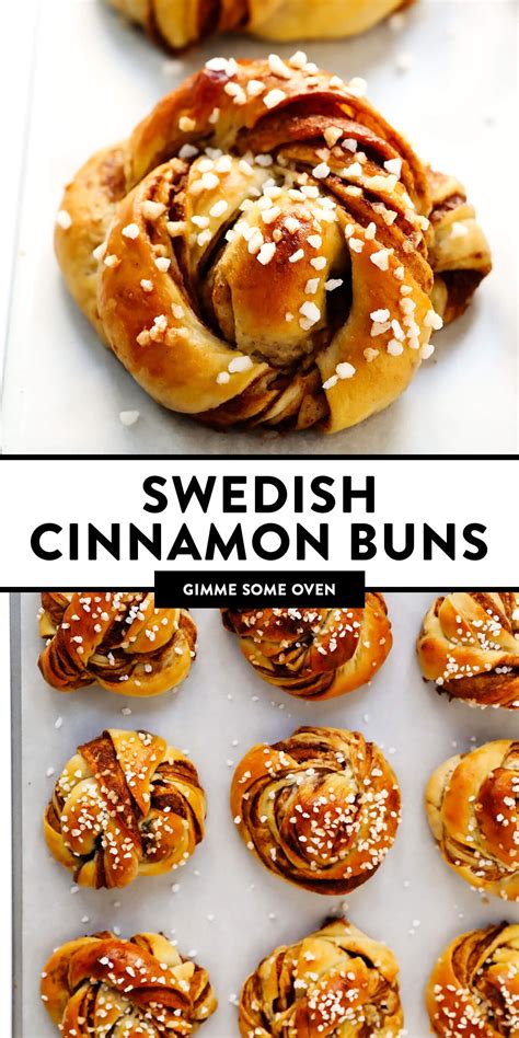 Swedish Cinnamon Buns Recipe Kanelbullar Gimme Some Oven
