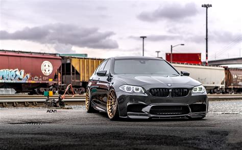 F10 BMW M5 Wrapped In Black Sapphire Metallic On ADV 1 Wheels BMWCoop