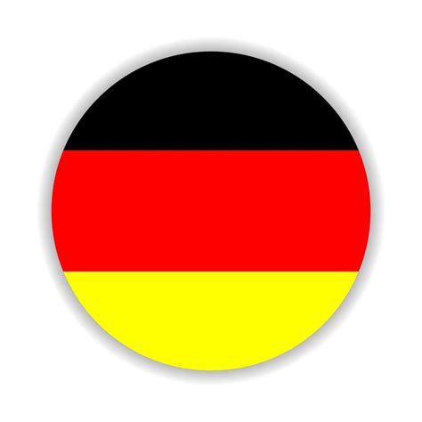 Round Flag Of Germany Vector Illustration 14635887 Vector Art At Vecteezy
