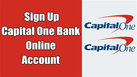 Capital One Bank Online Account Sign Up Capital One Online Banking