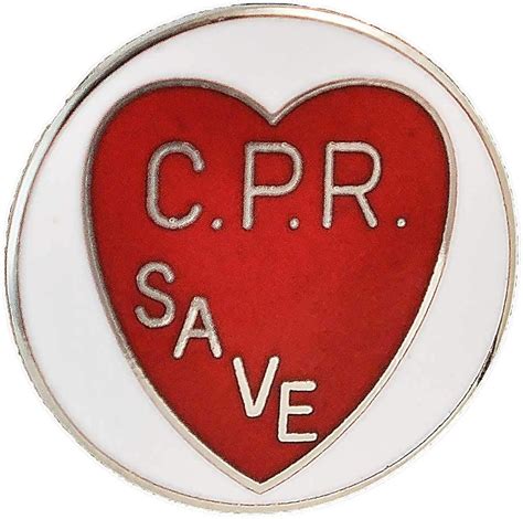Cpr Save Pin 1 Inch In Presentation Box 10pack