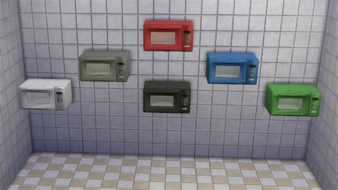 My Sims 4 Blog Wanted Functional Wall Microwave By Necrodog