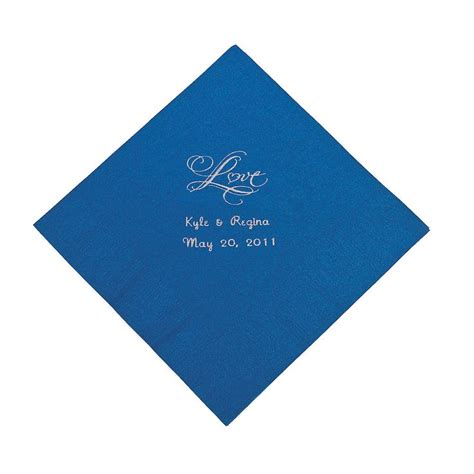 Love Personalized Napkins Oriental Trading Personalized Napkins