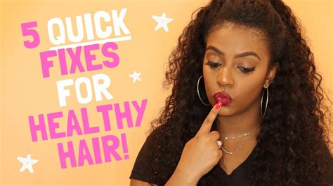 Quick Fixes For A Healthy Relaxed Hair Regimen Youtube