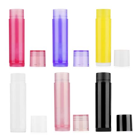 Clear Plastic Diy Lip Balm Tube Lipstick Chapstick Container Case
