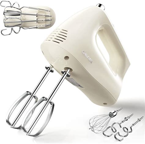 Buy CHeflee Electric Hand Mixer 5 Speed Handheld Mixer With 5 Stainless