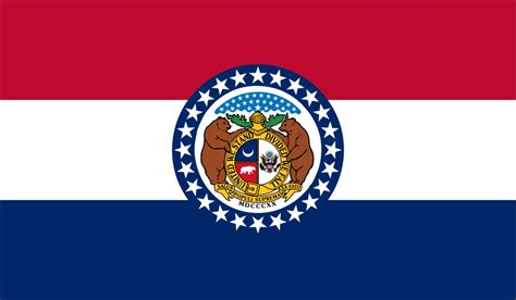 Free Printable Missouri State Flag And Color Book Pages 8½