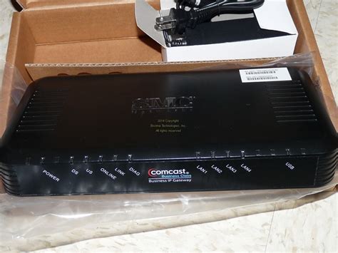 Comcast Xfinity Business Ip Gateway Router With Ac Adapter Smcd3g Ccr