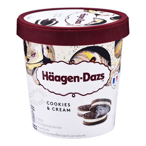Where did haagen daz originate? Haagen-Dazs Ice Cream - Cookies & Cream | NTUC FairPrice