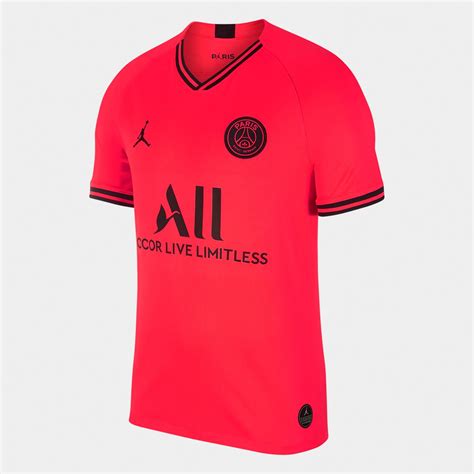 Nike breathe fabric to keep dry and cool embroidered psg patch 100% recycled polyester machine wash 30°c on reverse side. Camisa Jordan Paris Saint-Germain Away 19/20 s/n° Torcedor ...