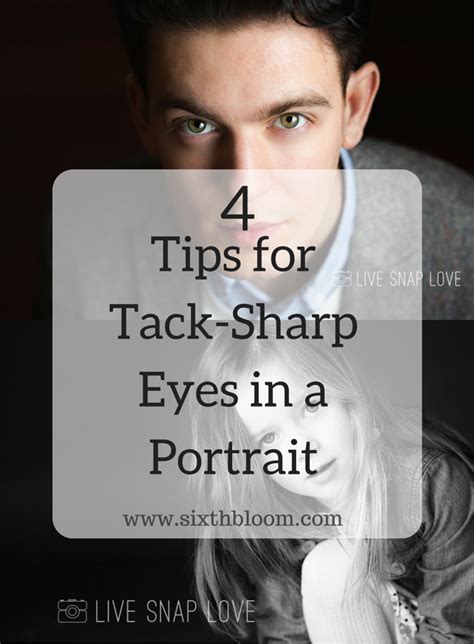 4 Tips For Sharp Eyes In Portraits These Tips Will Help You Get Sharp