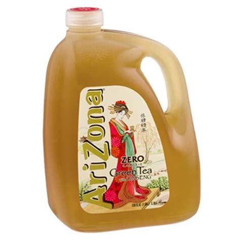 Arizona Tea Zero Calorie Green Tea 128 Oz Gallon Pack Of 4 Walmart