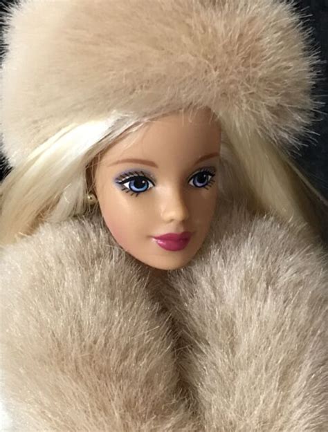 Blonde Barbie Doll Winter Mattel Fashion Barbie A 24 Ebay