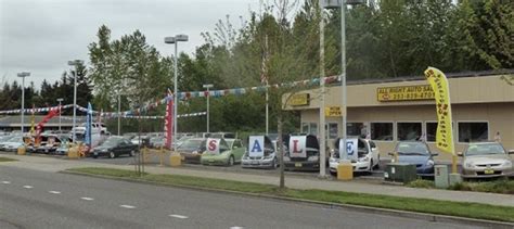 About Our Car Dealership By Tacoma Washington All Right Auto Sales