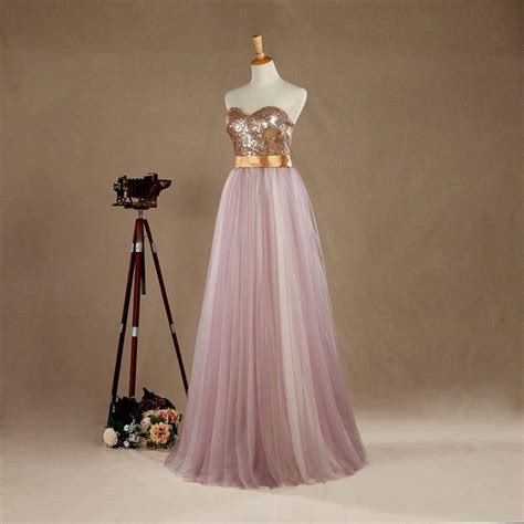 2016 Light Purple Tulle Bridesmaid Dress Long Puffy Wedding Dress
