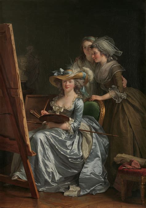 Adelaide Labille Guiard Autoportrait Avec Deux Eleves La Boite Verte