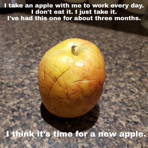 An Apple A Day Meme Guy