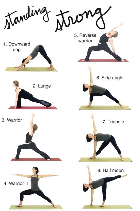 Yoga Swing Exercises Yogaexercises Standing Yoga Poses Easy Yoga
