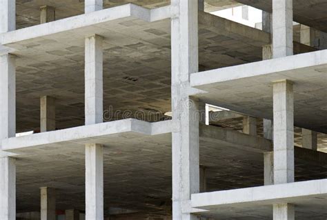 Building Made With Precast Concrete Slabs Stock Photo Image Of Framed