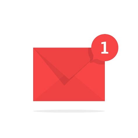 Premium Vector Red Notification Icon With Speech Bubble Concept Of