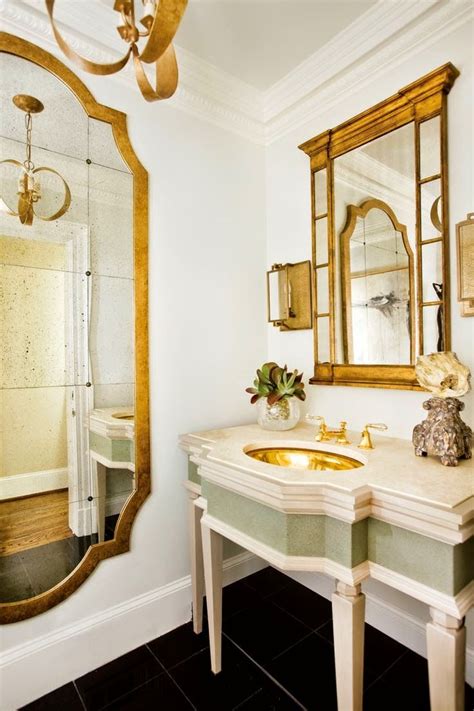 Jewel Boxes 30 Glitzy And Glamorous Powder Rooms South Shore