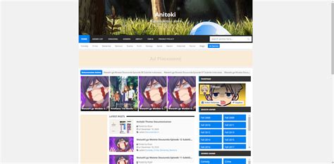 Anitoki Free Theme Blogger Anime