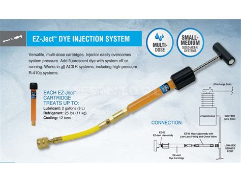 Hvac Spectroline Ez Ject Complete Leak Detection Kit For Acr