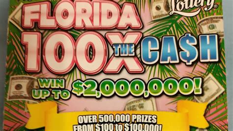 100x And 500x 100 Dollar In Tickets Florida Lottery Please Watch Full