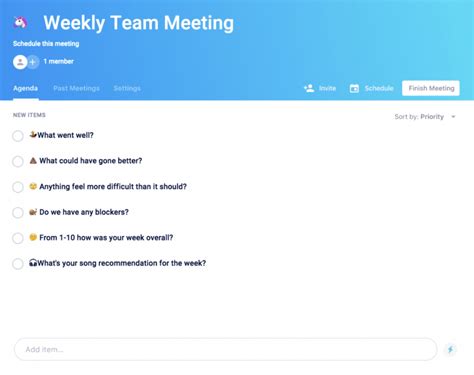 The Weekly Team Meeting Agenda Template That Every Manager Weekly Staff