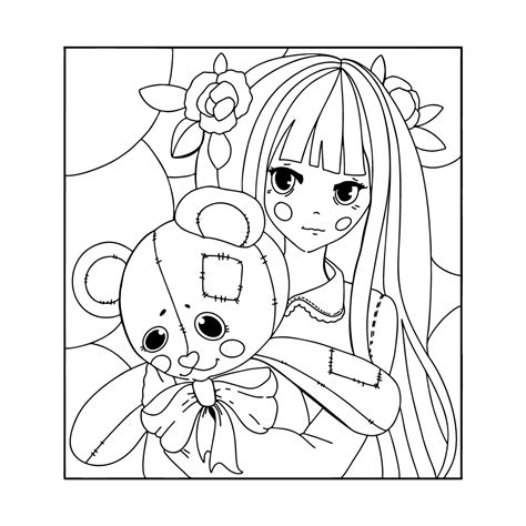 53 Coloring Sheet Anime Girl Latest Hd Coloring Pages Printable