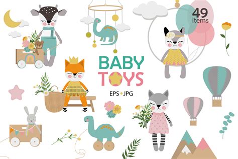 Cute Baby Toys Images Clipart