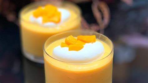 Mango Mousse Only 3 Ingredients Eggless No Machine Gelatin Free Youtube