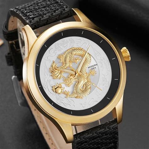 The Golden Dragon Watch Watches Menswatch Wristwatch Accessories