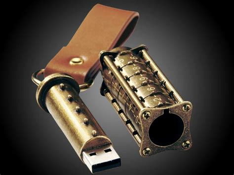 Cryptex Usb Flash Drive For Da Vinci Code Fans Combination Locks